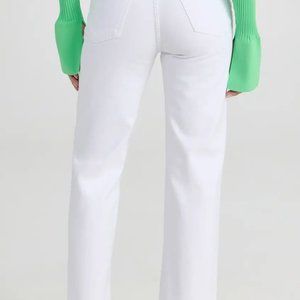 FRAME Le Jane Crop in Blanc / White Size 28
